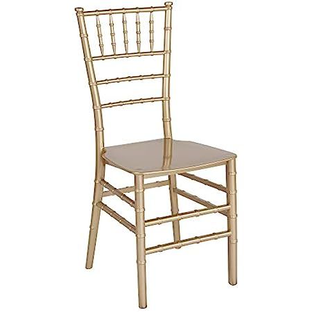 Flash Furniture HERCULES Series Gold Wood Chiavari Chair | Amazon (US)