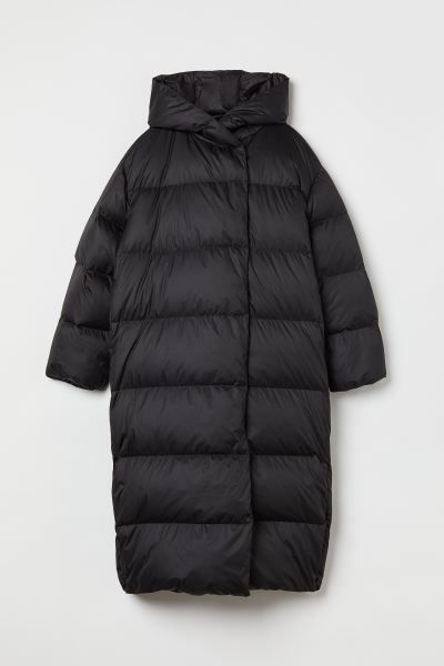 Oversized down puffer coat | H&M (UK, MY, IN, SG, PH, TW, HK)
