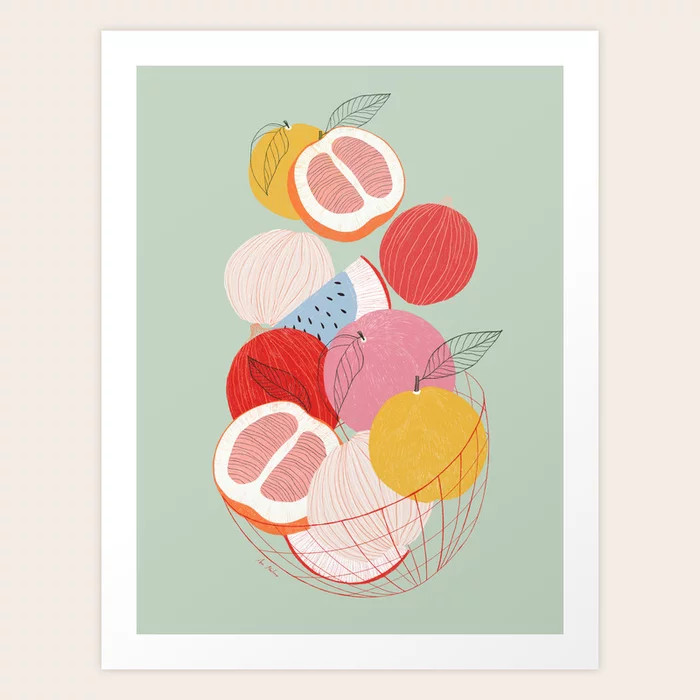 Fruit basket II Art Print | Society6