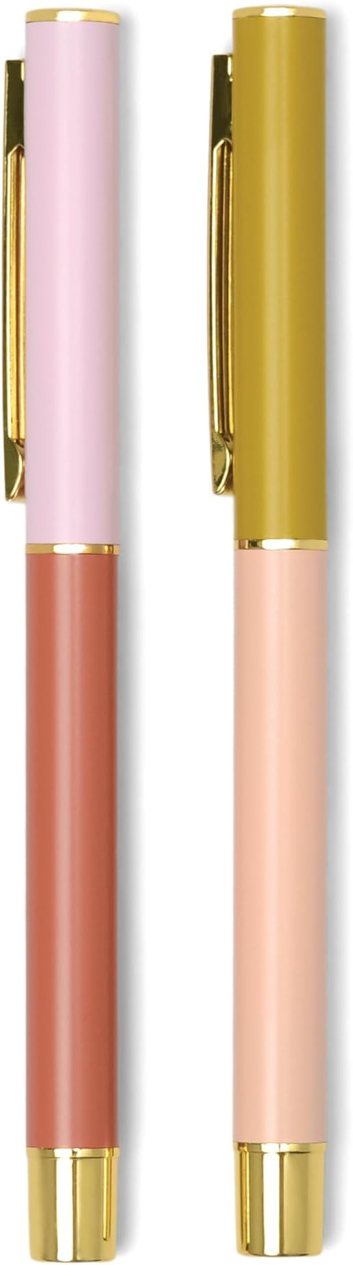 DesignWorks Ink Luxury Color Block Giftable Pens - Set of 2 - Rosewood + Blush | Amazon (US)