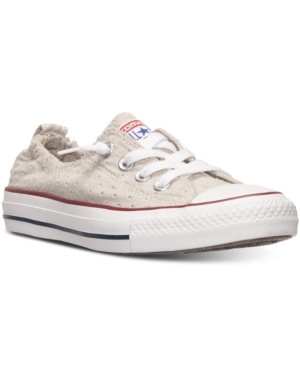Converse Women's Chuck Taylor Shoreline Perforated Casual Sneakers from Finish Line | Macys (US)