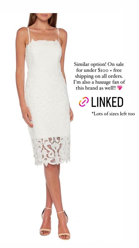 Nordstrom Bardot lace midi dress in white - on sale for under $100 with free shipping on all orders 🤍
•
bridal + bachelorette + engagement looks for the bride at all price points 💍
-
Under $250
Under 200
LTKwedding
wedding
bride
bridal
bachelorette
engagement
engaged
white dresses
spring outfits
summer looks
revolve
under $100
under $50
Two piece sets
under $200
affordable
splurge worthy
free shipping
Midi dresses
Jumpsuits
White lace dress
Bodycon dresses
Prom dresses
Beach vacation
Family photos
Getaway outfit
Rehearsal dinner
Wedding shower
Bridal shower
Lace
3d floral appliqué
One shoulder
Strapless
Guipure lace
Floral
Splurge worthy
Luxury
Designer
Etsy
Amazon
Buddy love
Revolve
Red dress boutique 
For love and lemons
Shopbop
Show me your mumu
On sale

Follow my shop @averyfosterstyle on the @shop.LTK app to shop this post and get my exclusive app-only content!

#liketkit   
@shop.ltk
https://liketk.it/3My3c 

Follow my shop @averyfosterstyle on the @shop.LTK app to shop this post and get my exclusive app-only content!

#liketkit     
@shop.ltk
https://liketk.it/3My4b

Follow my shop @averyfosterstyle on the @shop.LTK app to shop this post and get my exclusive app-only content!

#liketkit       
@shop.ltk
https://liketk.it/3N0FH

Follow my shop @averyfosterstyle on the @shop.LTK app to shop this post and get my exclusive app-only content!

#liketkit #LTKwedding #LTKsalealert #LTKSeasonal #LTKunder100 #LTKunder50 #LTKstyletip #LTKstyletip #LTKwedding #LTKunder100 #LTKwedding #LTKsalealert #LTKunder100 #LTKwedding #LTKunder100 #LTKSeasonal #LTKSeasonal #LTKwedding #LTKstyletip
@shop.ltk
https://liketk.it/3O4gj

#LTKunder100 #LTKsalealert #LTKwedding