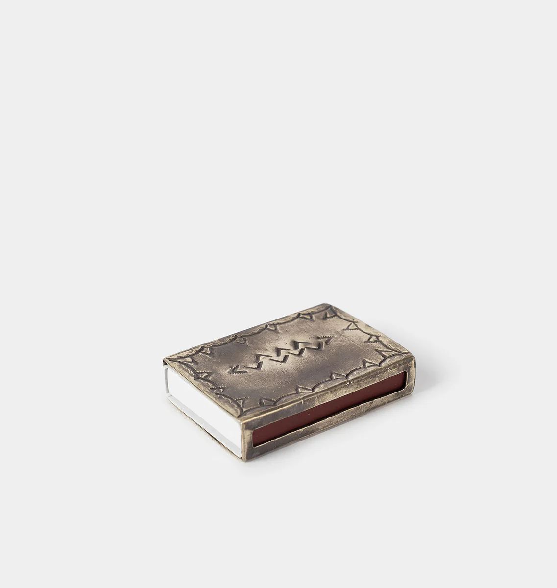 Silver Stamped Matchbox | Amber Interiors