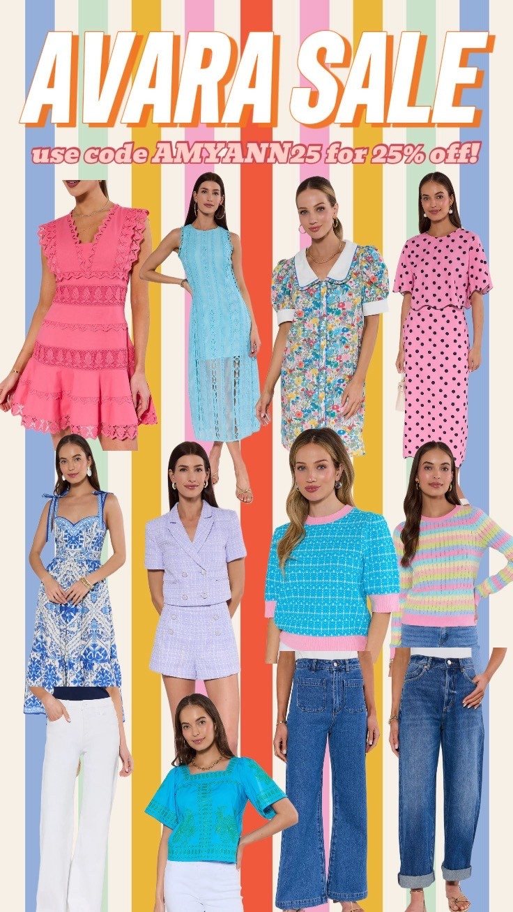 Best news!! 35% off @shopavara with code AMYANN25!! Cutest spring and summer dresses, sets, tops, jeans and more!! Easter dress, beach dress, vacation outfits 