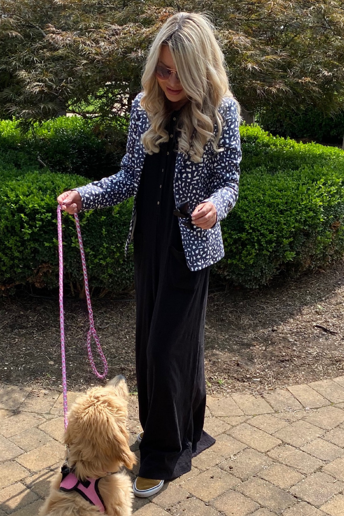 Cozy Chic! Endless ways to style this slouchy jumpsuit. Shapeless silhouette with henley neckline, oversized pouch pockets and capped sleeves. #comfychic #jumpsuit 

#LTKover40 #LTKstyletip