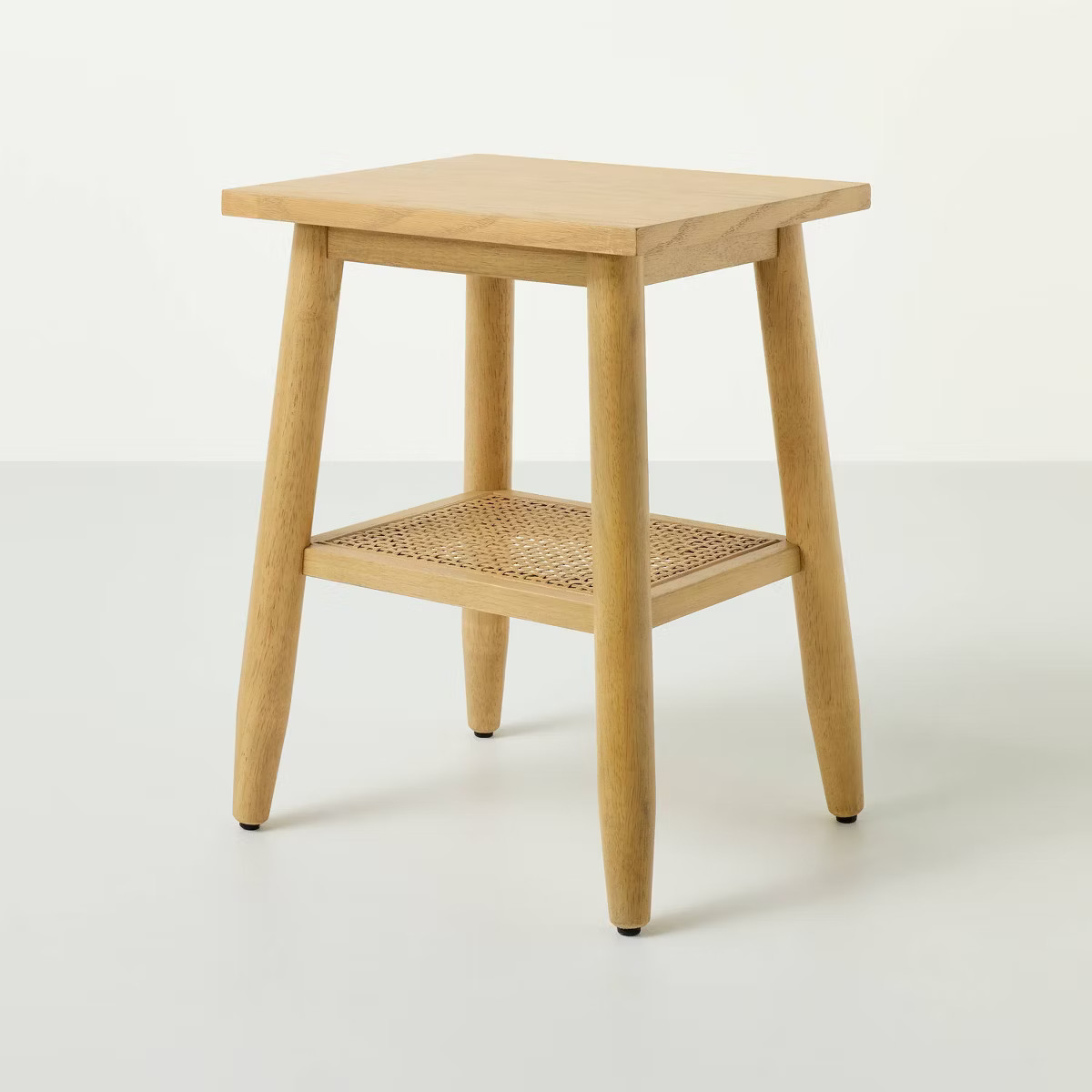 Wood & Cane Bathroom Stool - Hearth & Hand™ with Magnolia | Target