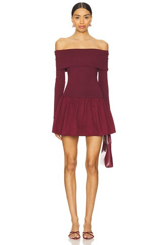 ALL THE WAYS Madley Mini Dress in Oxblood from Revolve.com | Revolve Clothing (Global)