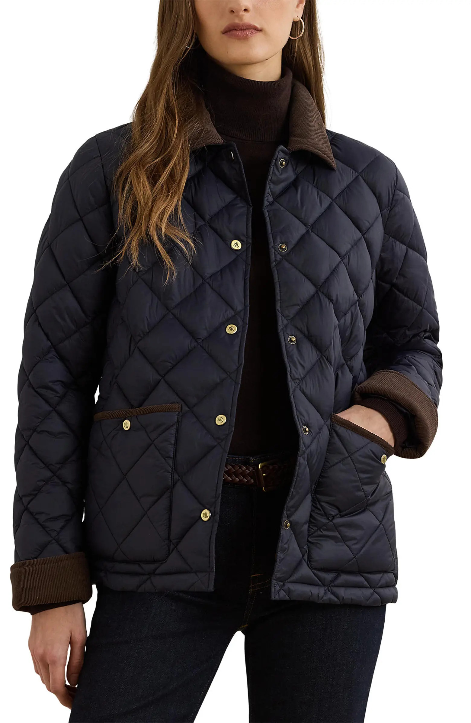 Lauren Ralph Lauren Diamond Quilted Jacket | Nordstrom | Nordstrom