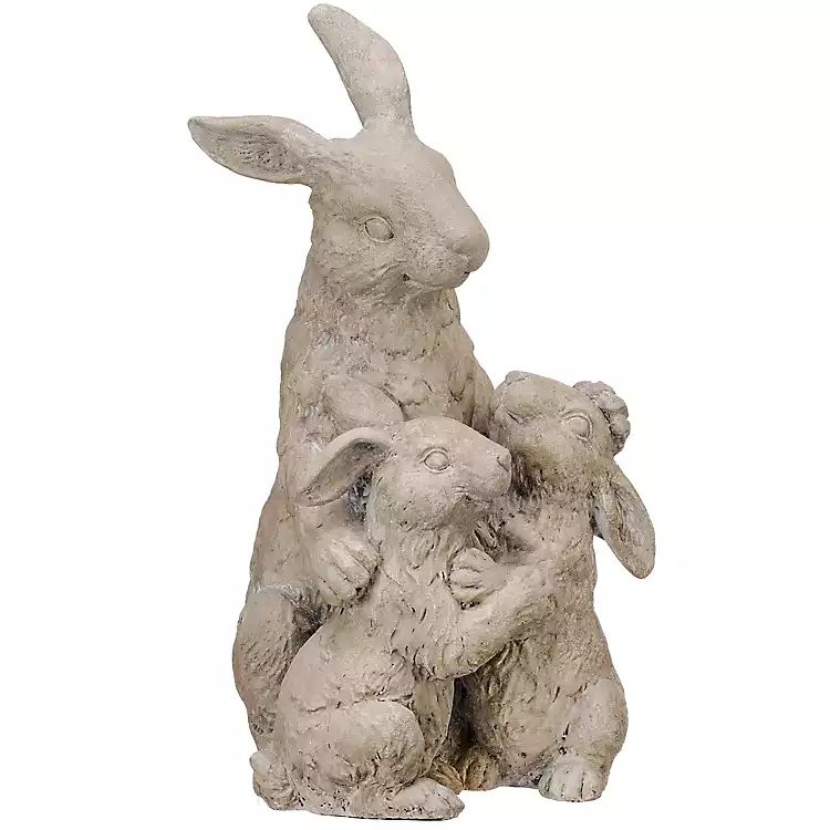 New! Bunny with Babies Statue | Kirkland's Home