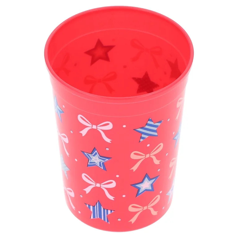 Stars and Ribbons Plastic Party Cups, Red/White/Blue, 10 oz, Patriotic by Way To Celebrate - Walm... | Walmart (US)
