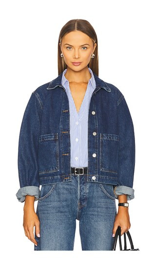 The Patch Pocket Jacket in Noble | Revolve Clothing (Global)