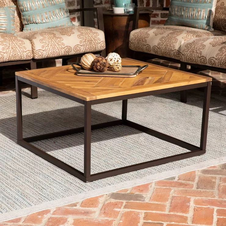 Baythall Patio Coffee Table - Brown - Aiden Lane | Target