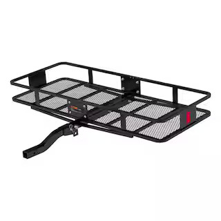 This item: 60" x 24" Black Steel Basket Cargo Carrier (Folding 2" Shank, 500 lbs.) | The Home Depot