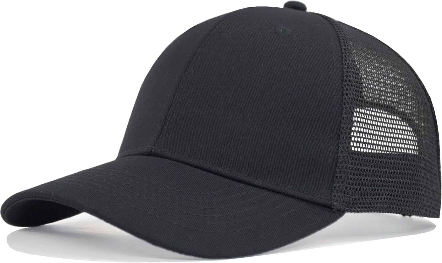 TSSGBL Multiple Sizes S,M,L,XL,XXL Snapback Baseball Trucker Hat Basic No-Logo Plain Men Women Me... | Amazon (US)
