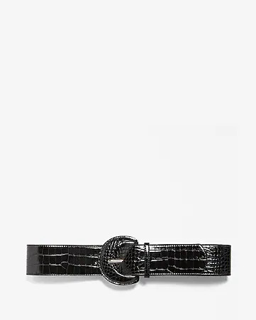 Leopard Calf Hair Belt | Express