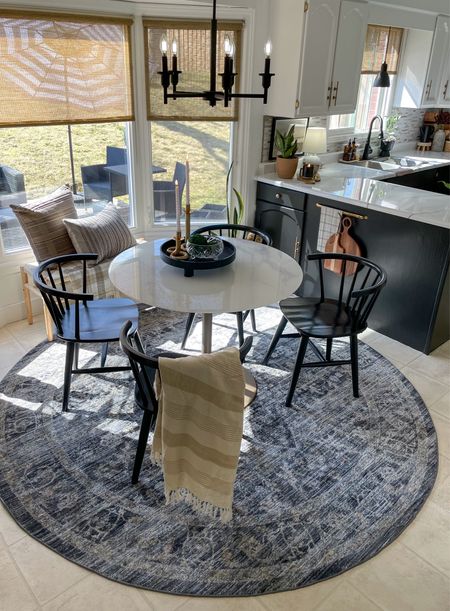 Dining table and chairs!

Dining table, table, chairs, dining chairs, kitchen nook, kitchen table, neutral home, black chairs, marble table, pedestal table

#LTKstyletip #LTKhome