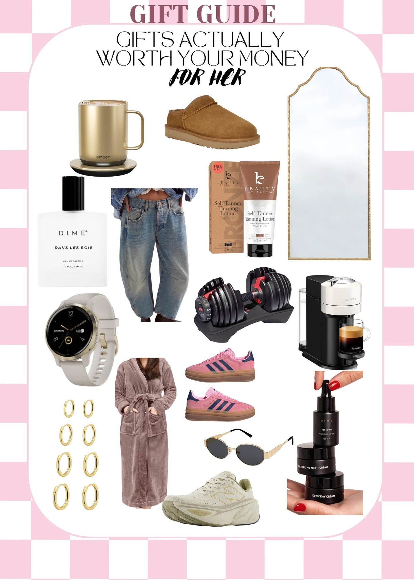 GIFT GUIDE FOR HER gifts that she will actually want and use realistic gifts for her 

 #LTKGiftGuide #LTKSaleAlert #LTKFitness