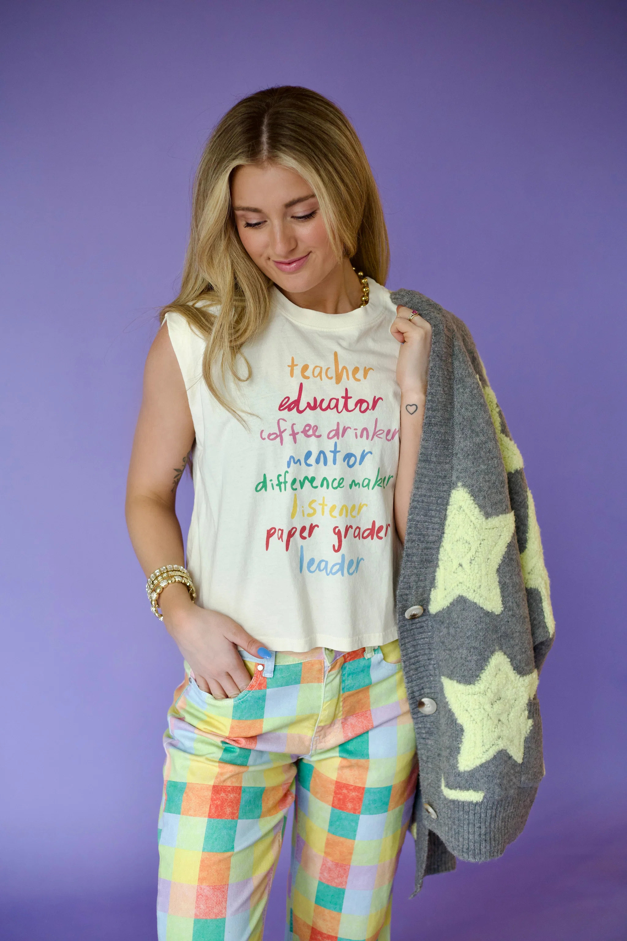 Teacher Tank | Poppy & Pine