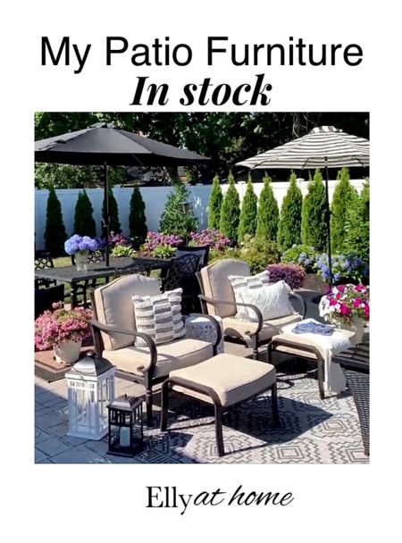 It’s not to early to get ready for outdoor living! My patio furniture is available! Shop black conversation set with neutral cushions, and best selling coordinating dining table set. Fire pit on sale at Lowes. Black/charcoal outdoor rug. Outdoor furniture, backyard, porch, patio. Home Depot, Rugs Direct.


#LTKFind #LTKhome #LTKfamily