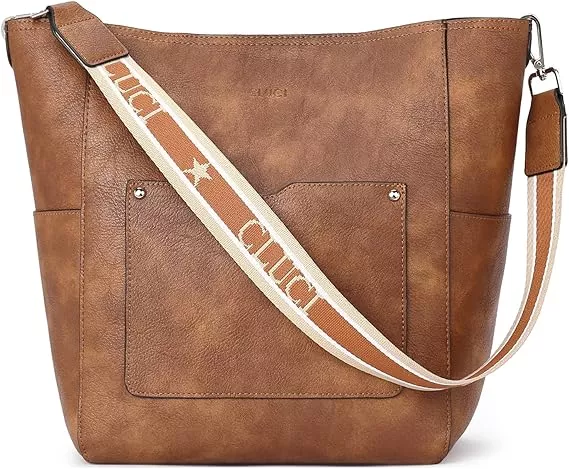 CLUCI Hobo Purses Handbags for Women Vegan Leather Tote Fashion Crossbody Large Shoulder Bag