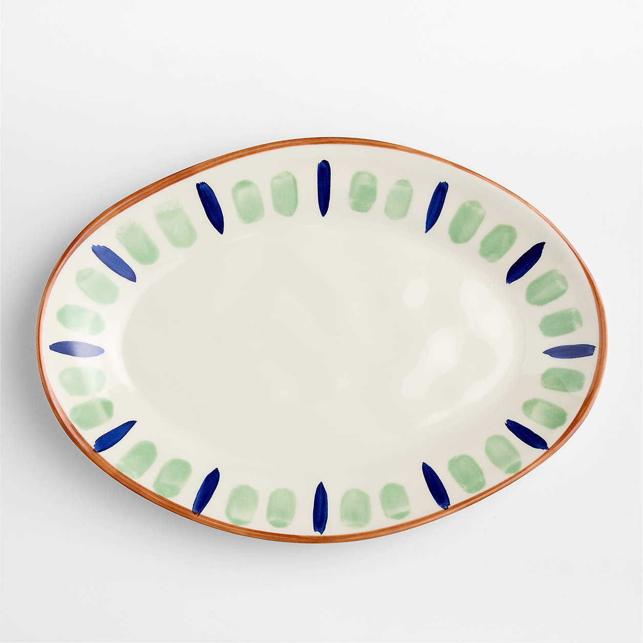 Marin Taormina Oval Melamine Platter + Reviews | Crate & Barrel | Crate & Barrel