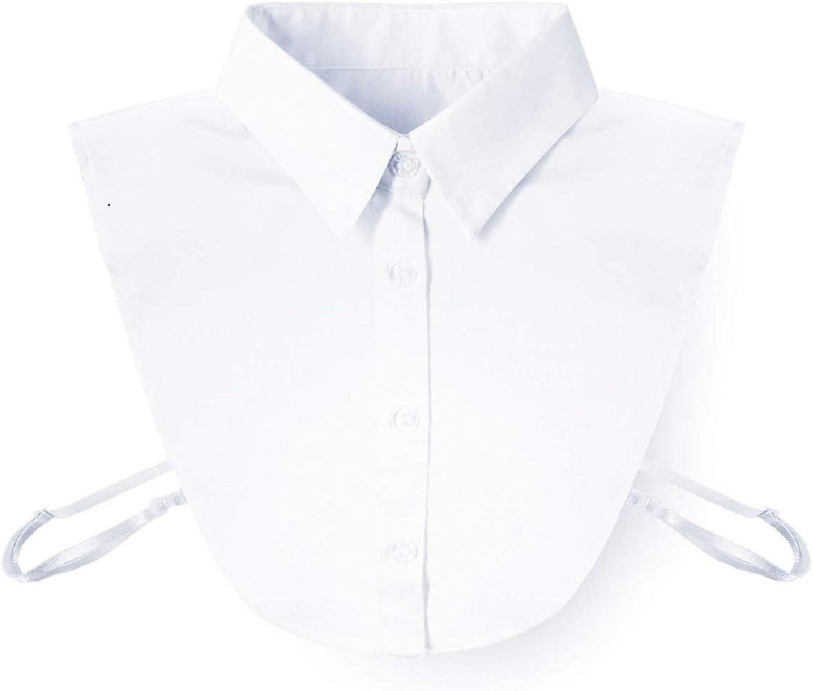 UNAOIWN Fake Collar Detachable Blouse Dickey Collar Half Shirts False Collar for Women and Girls | Amazon (US)