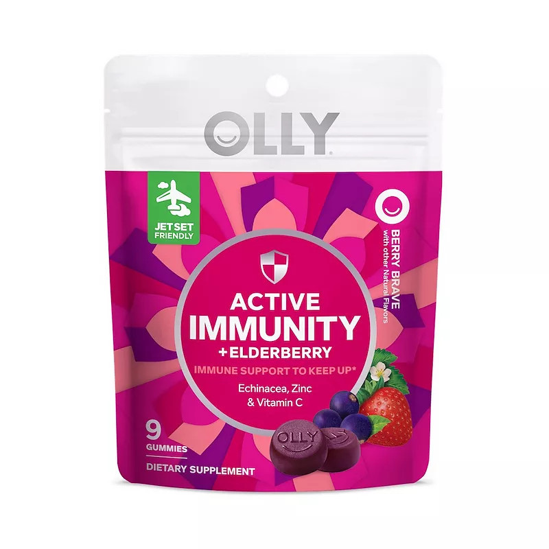 Olly Active Immunity Berry Brave Travel Size, Pink Brave | Kohl's