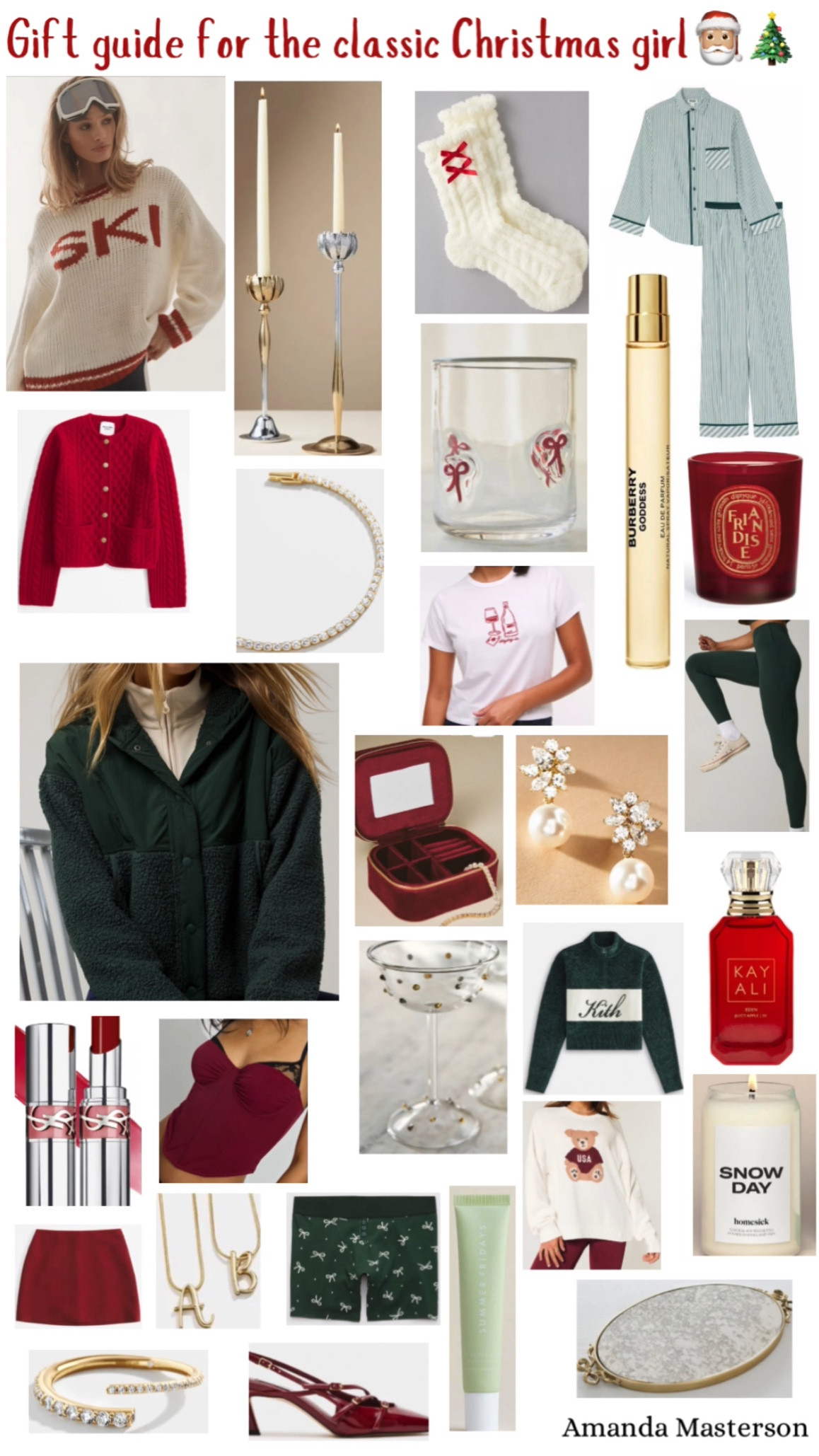 Gift Guide for the Classic Christmas girl 🎅🏼 

 #LTKHoliday #LTKSeasonal #LTKGiftGuide