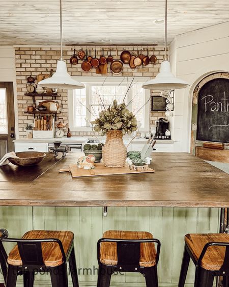 Country Chic Decorating in Spring Farmhouse Kitchen 

#LTKhome #LTKFind