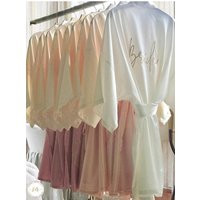 Bridal Robes, Bridesmaid Robes, Silk Robes, Satin Proposal Gift, Bridesmaid Gifts, Bridal Party Robe | Etsy (US)