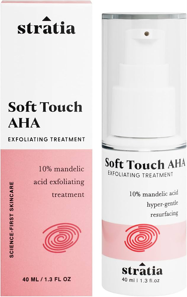 Stratia Soft Touch Dark Spot Corrector with 10% Mandelic Acid Serum for Fine Lines, Skin Texture ... | Amazon (US)