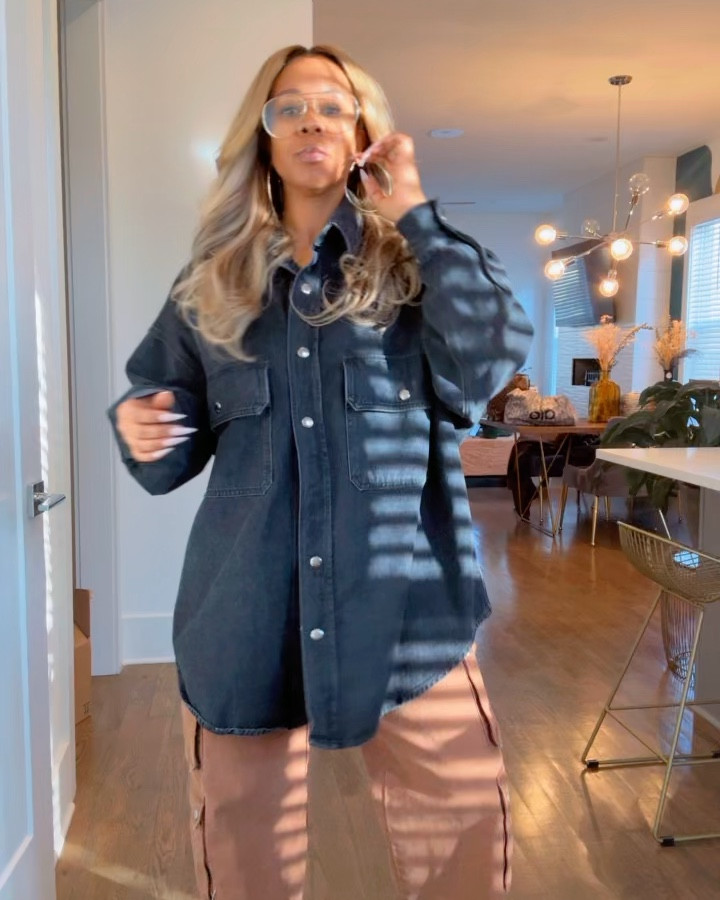 Moral of the story, WEAR YOUR CLOTHES!!!!just style them different 🤷🏾‍♀️ Swipe to see all my wears of this Shacket from @agolde! #ootd #style #styleinspo #ladyootd

#LTKootd #LTKMidsize #LTKOver40