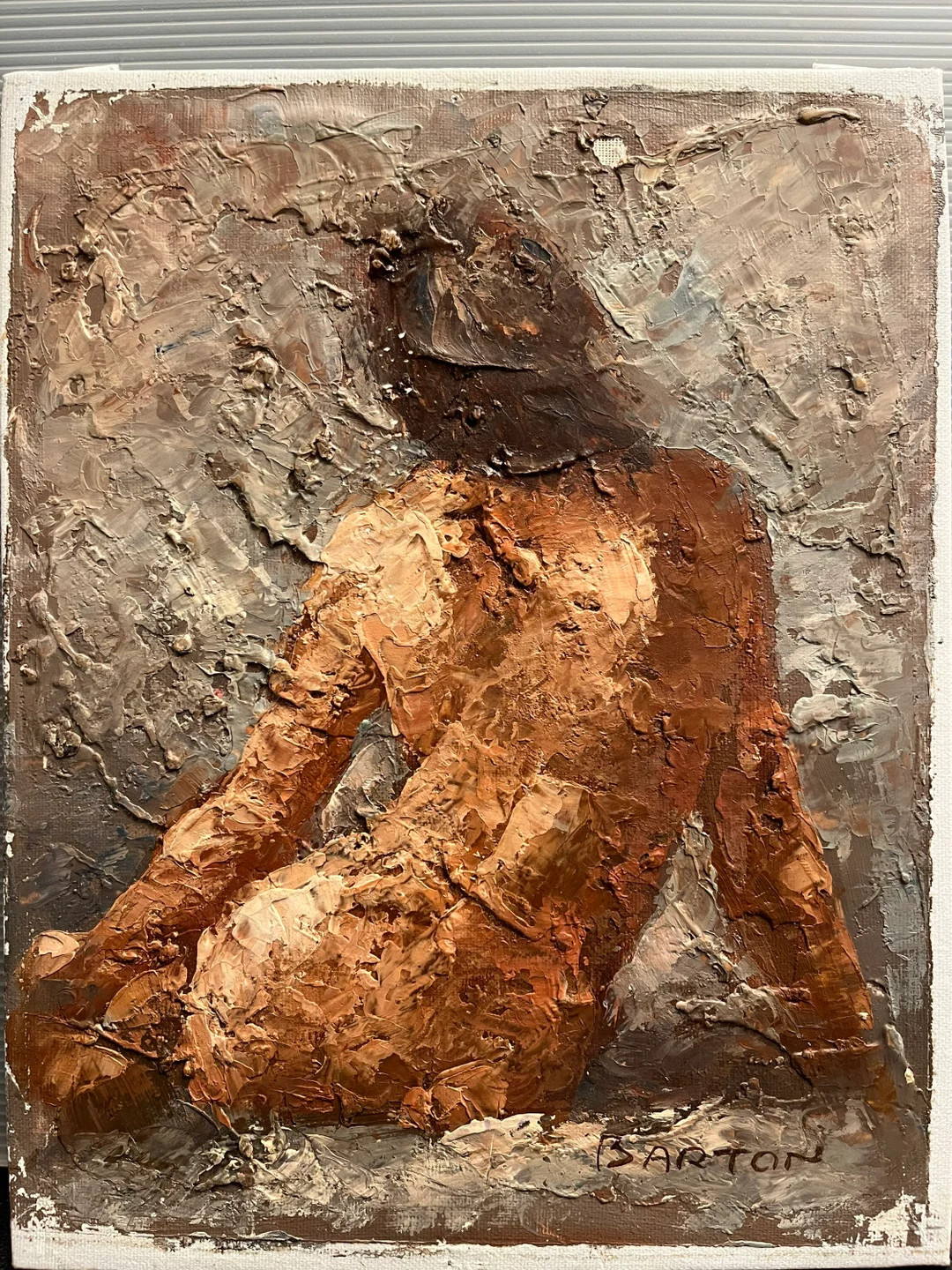 NUDE LADY Oil Painting Barton Original Signed - Etsy | Etsy (US)