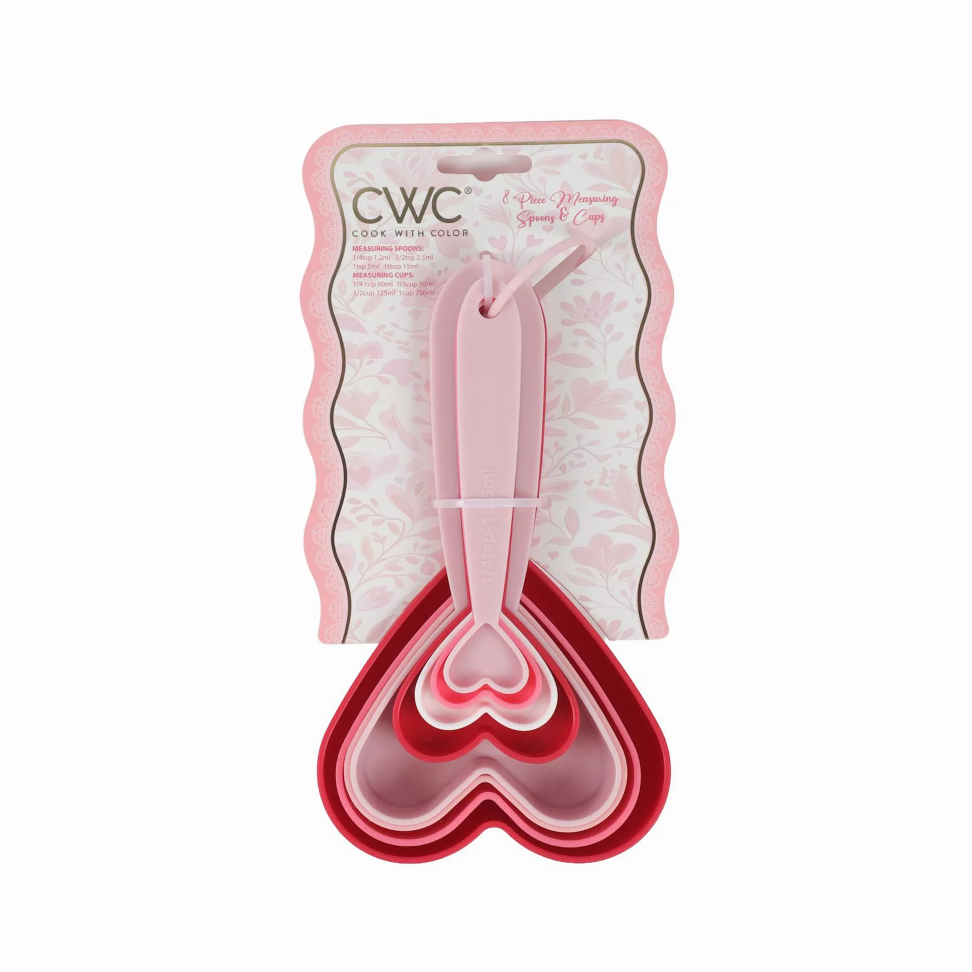 Enchante 8-pc. Heart-Shaped Measuring Cup & Spoon Set | Kohl's