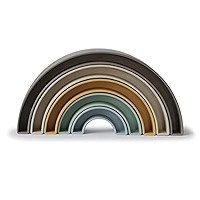 mushie Rainbow Stacker Toy | Made in Denmark (Hillside) | Amazon (US)