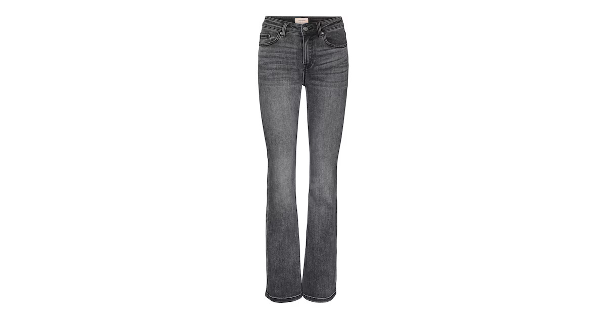 VERO MODA Flared Jeans 'Flash' in Grey Denim | ABOUT YOU (DE)