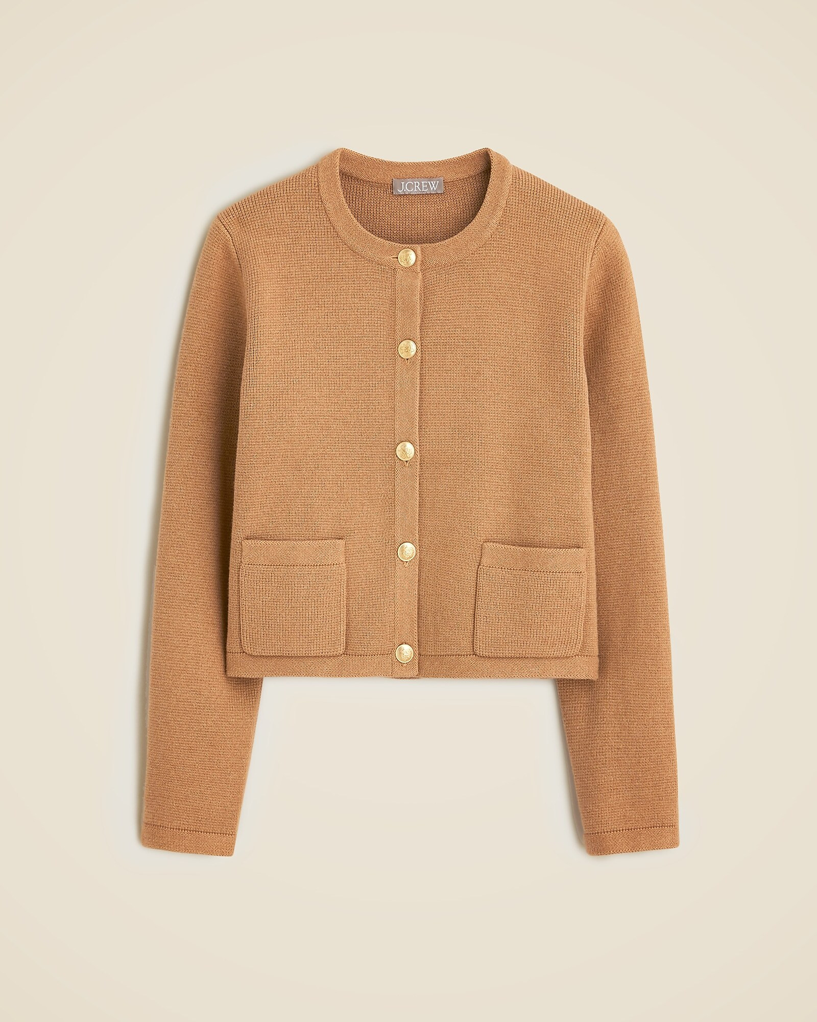 Emilie patch-pocket sweater lady jacket | J. Crew US