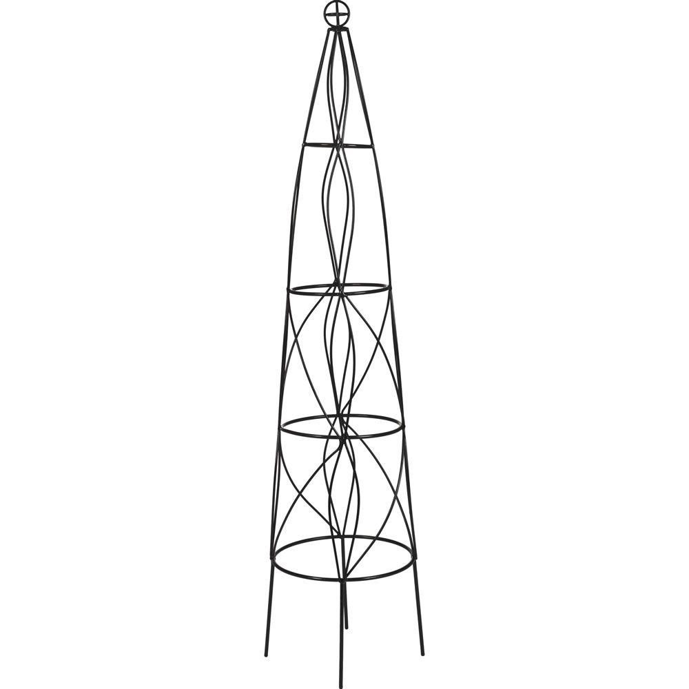 51 in. Cast Iron Cone Obelisk | The Home Depot