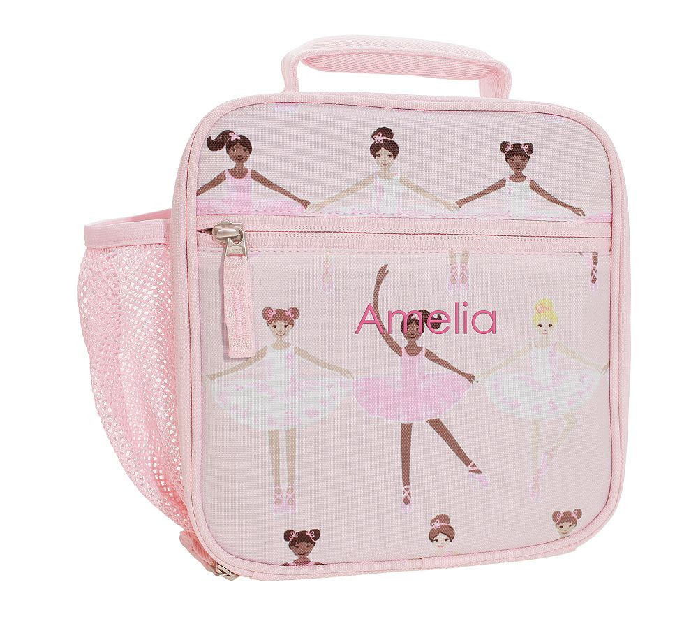 Mackenzie Pink Shimmer Ballerinas Lunch Boxes | Pottery Barn Kids