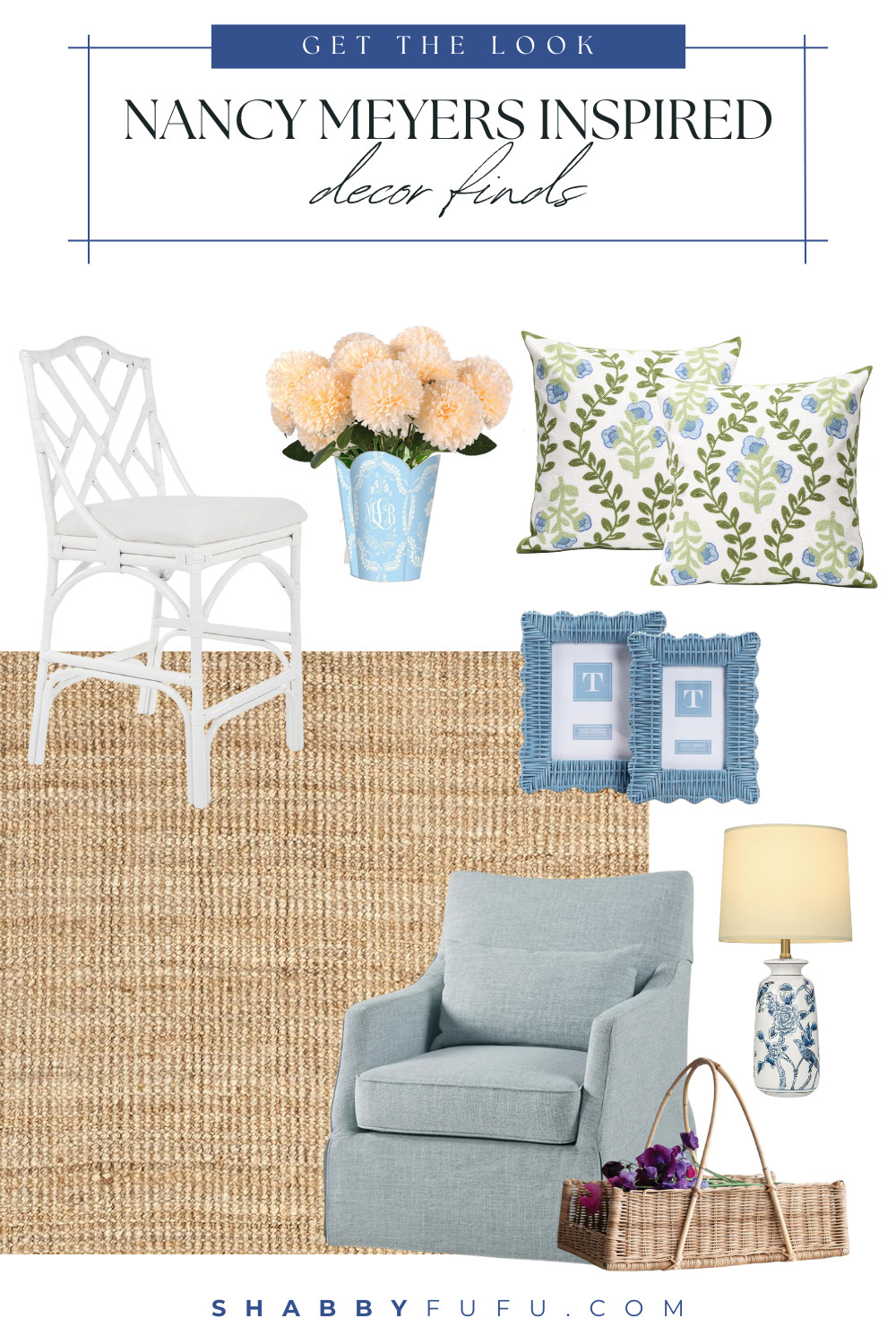 Channel your inner Nancy Meyers with these Amazon finds – chinoiserie lamps, coastal prints, and that stunning white bamboo chair create the perfect relaxed-yet-refined aesthetic.
#NancyMeyers #AmazonDecor #CoastalDecor #AmazonHome #LTKDecor #liketkit #LTKdecor #LTKamazon  

 

#LTKSeasonal #LTKHome #LTKStyleTip