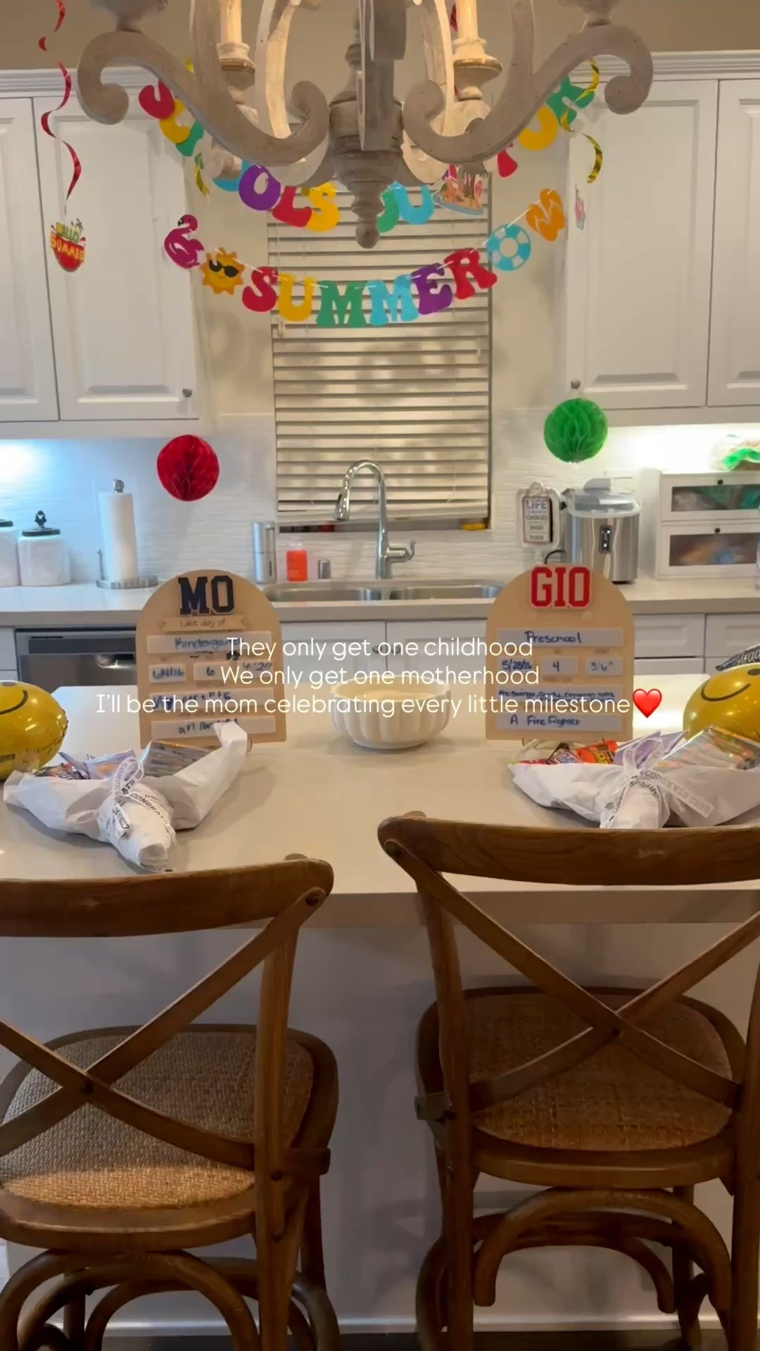 Setup for the last day of school 🥺 They were so excited when they woke up in the morning ❤️ 

Amazon, Target, last day of school, kindergarten graduation, preschool graduation, graduation bouquet, last day of school decorations

#LTKmomlife #LTKKids #LTKdayinmylife