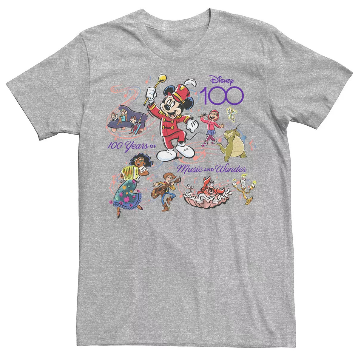 Disney 100 Men's Music And Wonders Tee | Kohl's
