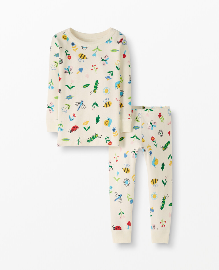 Moon and Back by Hanna Andersson Print Long John Pajama Set | Hanna Andersson