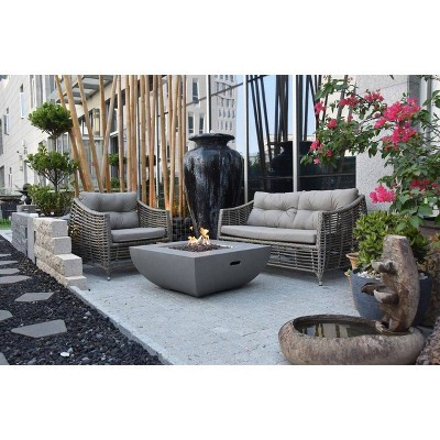 Westport 34" Natural Gas Fire Pit Outdoor Backyard Patio Heater - Elementi | Target