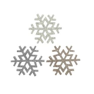 Assorted 7" Glittered Snowflake Tabletop Decoration | Michaels Stores