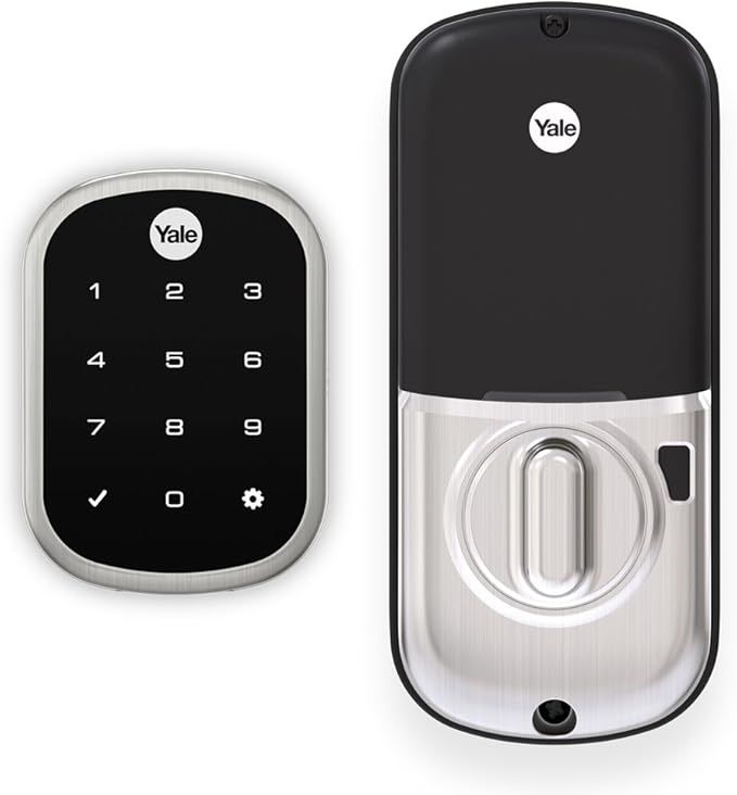 Yale Assure Lock SL with Z-Wave, Key-Free Touchscreen Deadbolt, Satin Nickel | Amazon (US)