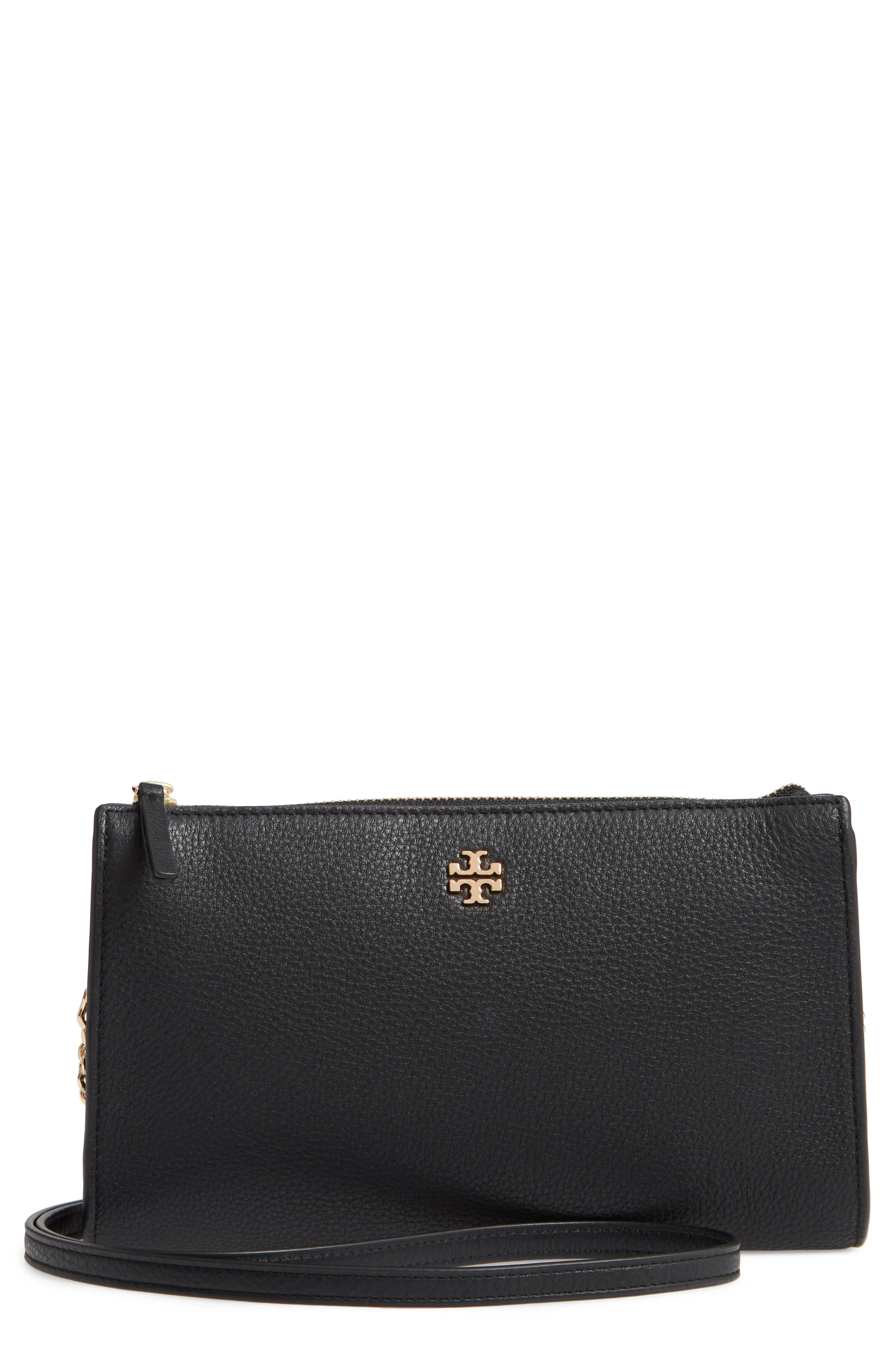 Pebbled Leather Top Zip Crossbody Bag | Nordstrom