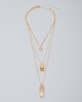 Convertible Multi-Row Pendant Necklace | White House Black Market