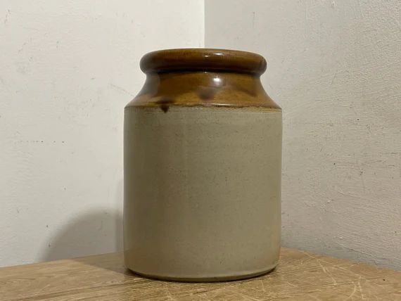 Vintage English Stoneware Crock Pot - | Etsy (US)
