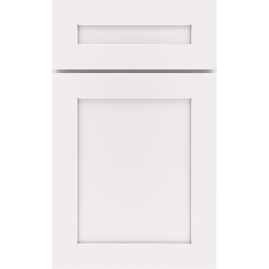 Diamond  Jamestown 8.5-in W x 14-in H White Painted Foam Kitchen Cabinet Sample (Printed Sample) | Lowe's